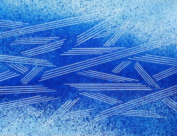 Resonating Line in Blue Series #4