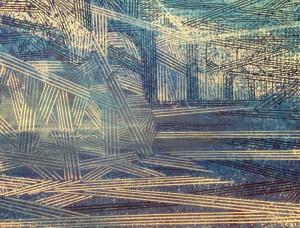 Resonating Line in Blue Series #15