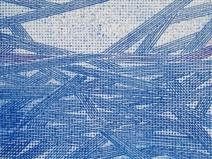 Resonating Line in Blue Series #16