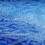 Resonating Line in Blue Series #6