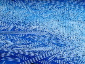 Resonating Line in Blue Series #6