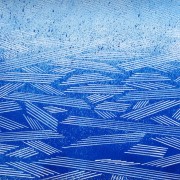 Resonating Line in Blue Series #7